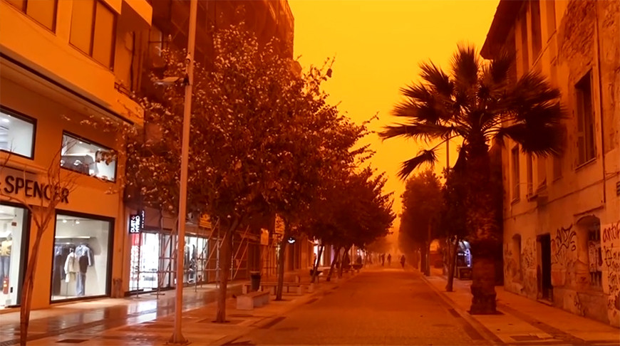 "Erminio" fırtınası Yunanıstanda sel və dağıntılara səbəb olub