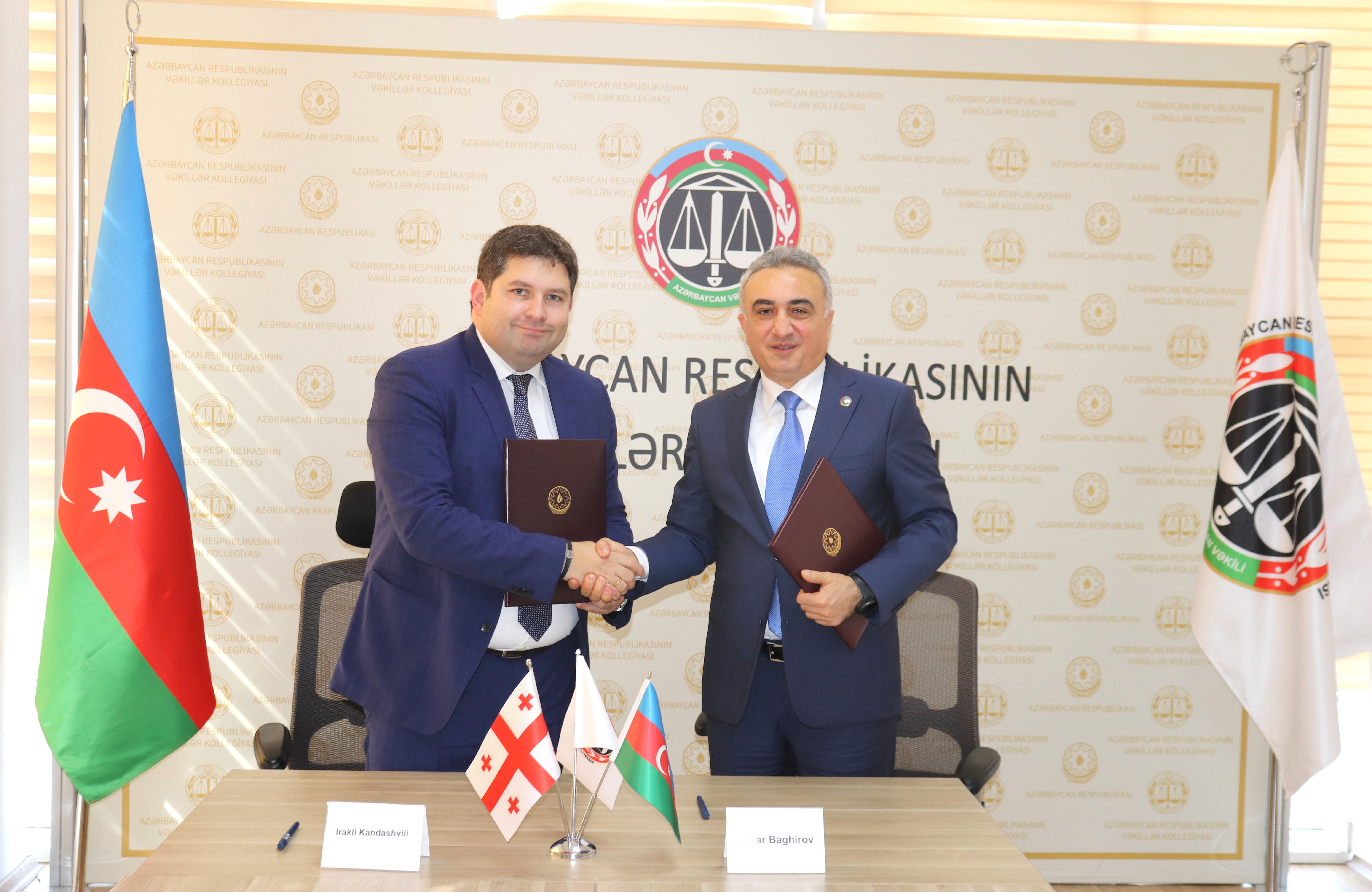 Azərbaycan və Gürcüstan Vəkillər kollegiyaları arasında Memorandum imzalanıb 