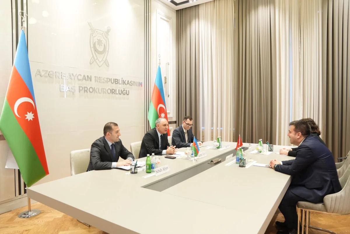 Baş prokuror Can Tuncayın rəhbərlik etdiyi heyəti qəbul edib