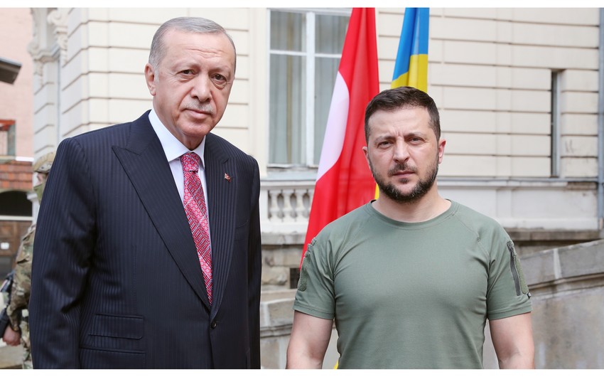 Ərdoğan və Zelenski arasında görüş başlayıb