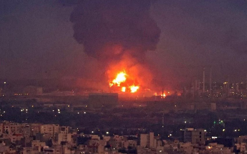 İsrail Tehranda rəsmilərin görüş yerini vurub