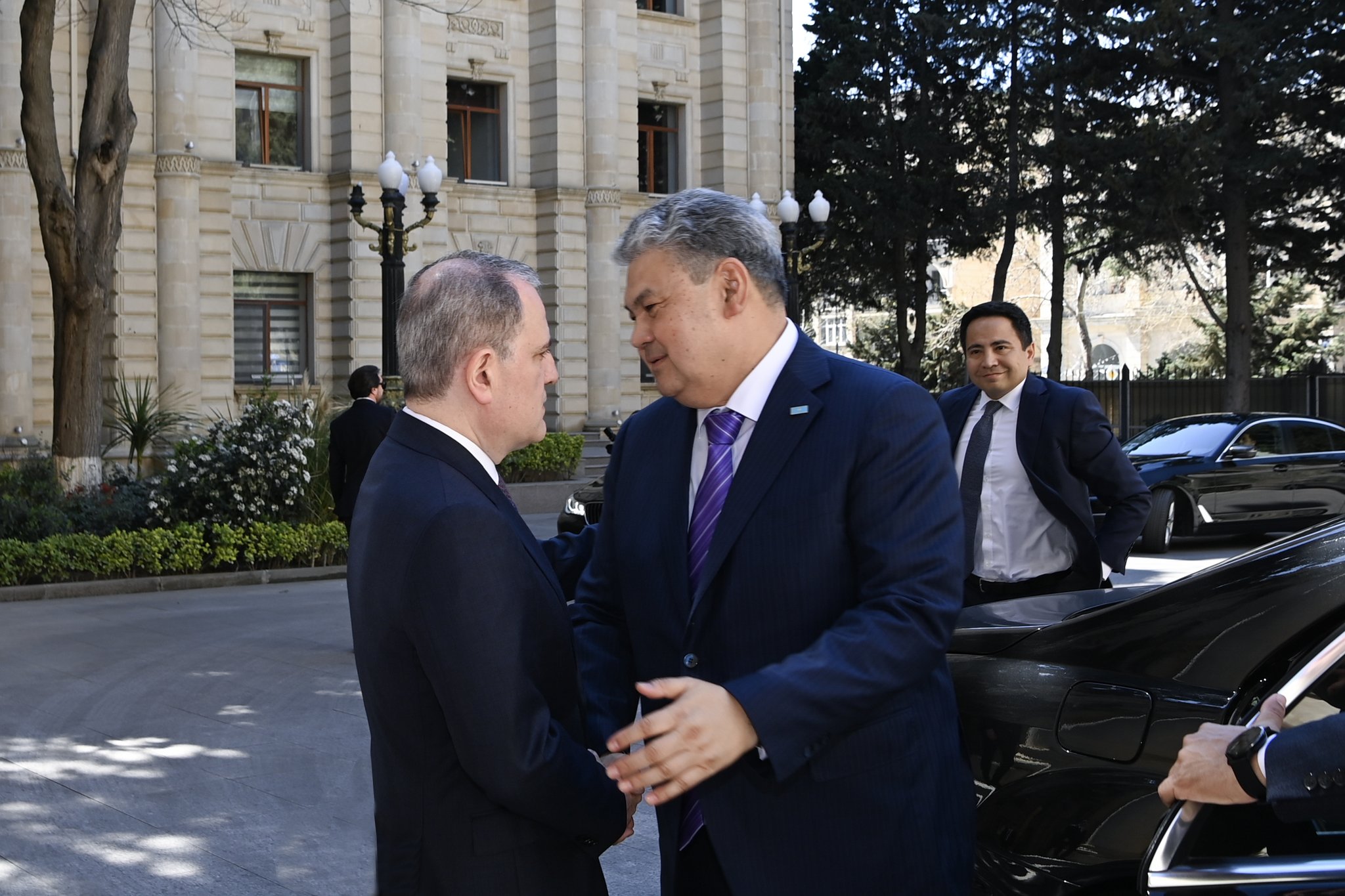 Azərbaycan və Qazaxıstan XİN rəhbərləri görüşüb