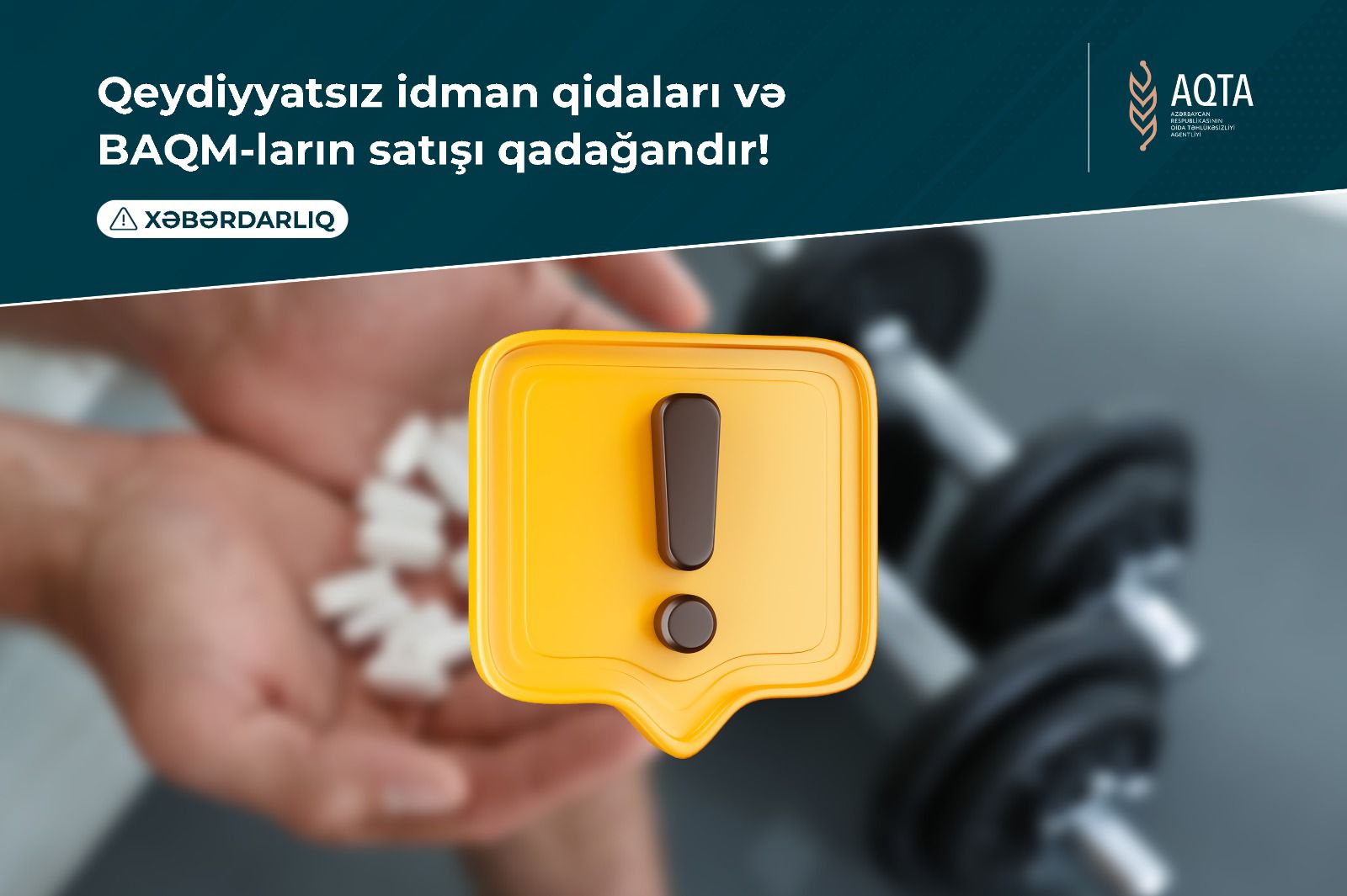 AQTA: Qeydiyyatsız idman qidaları və BAQM-ların satışı qadağandır