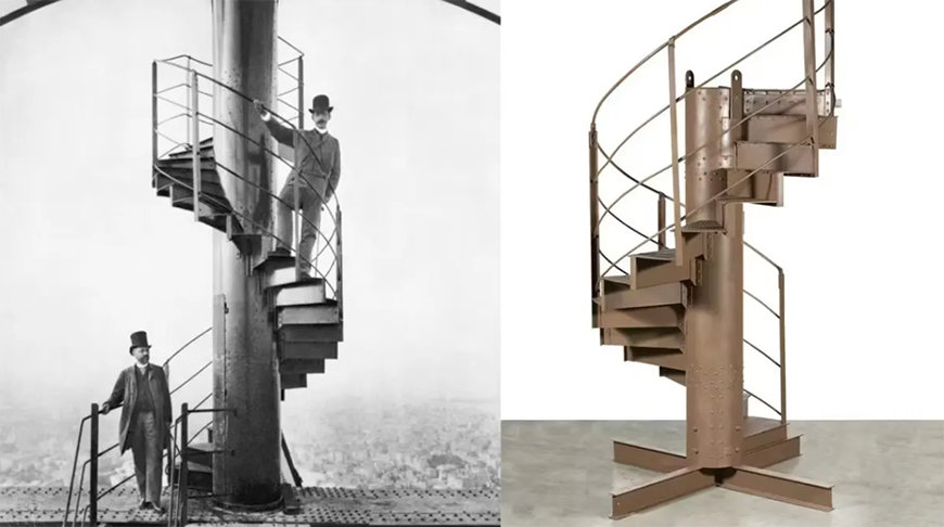 Eyfel qülləsinin pilləkənlərindən bir parça Parisdə hərraca çıxarılacaq