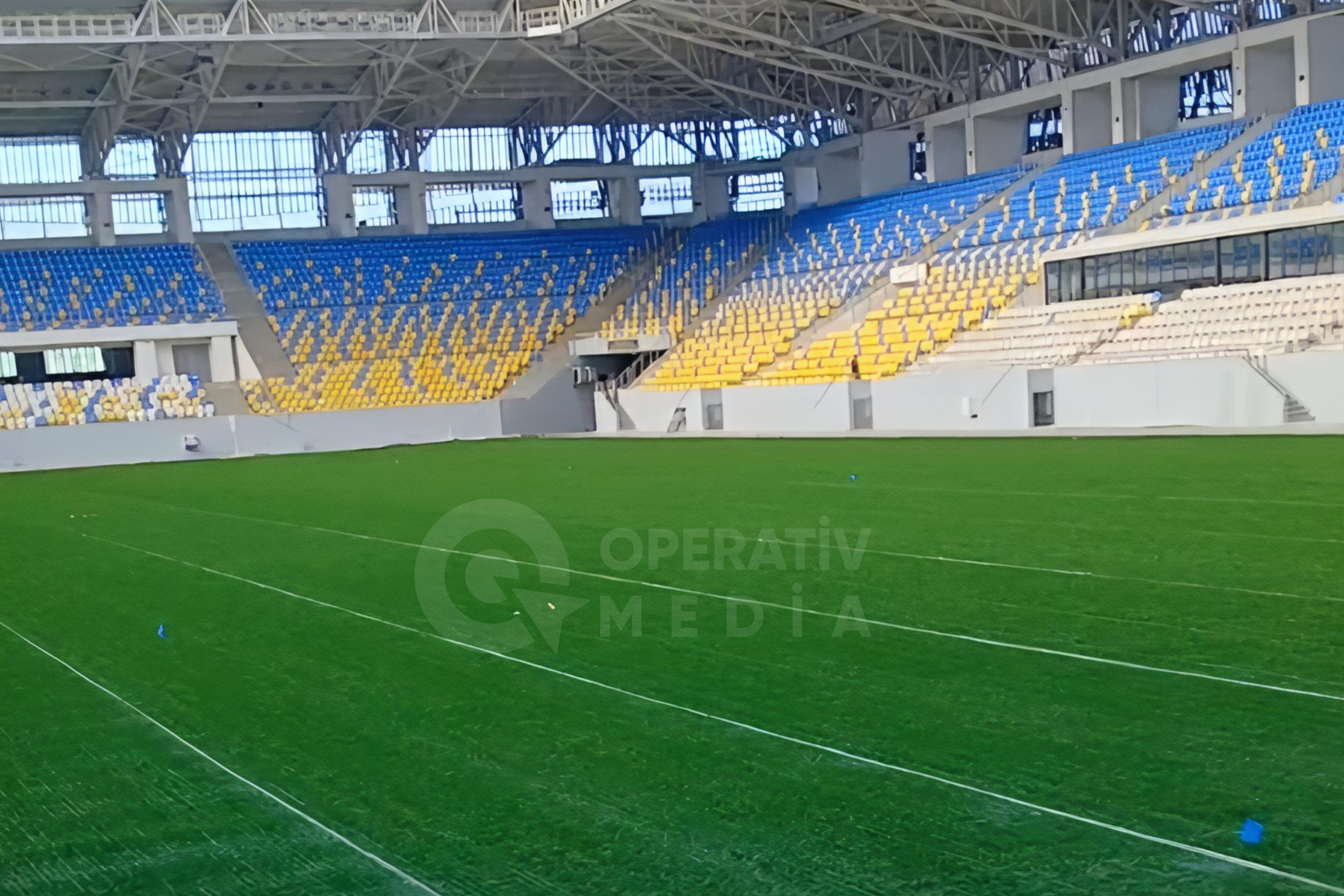 Gəncə şəhər stadionunun son vəziyyəti - VİDEO