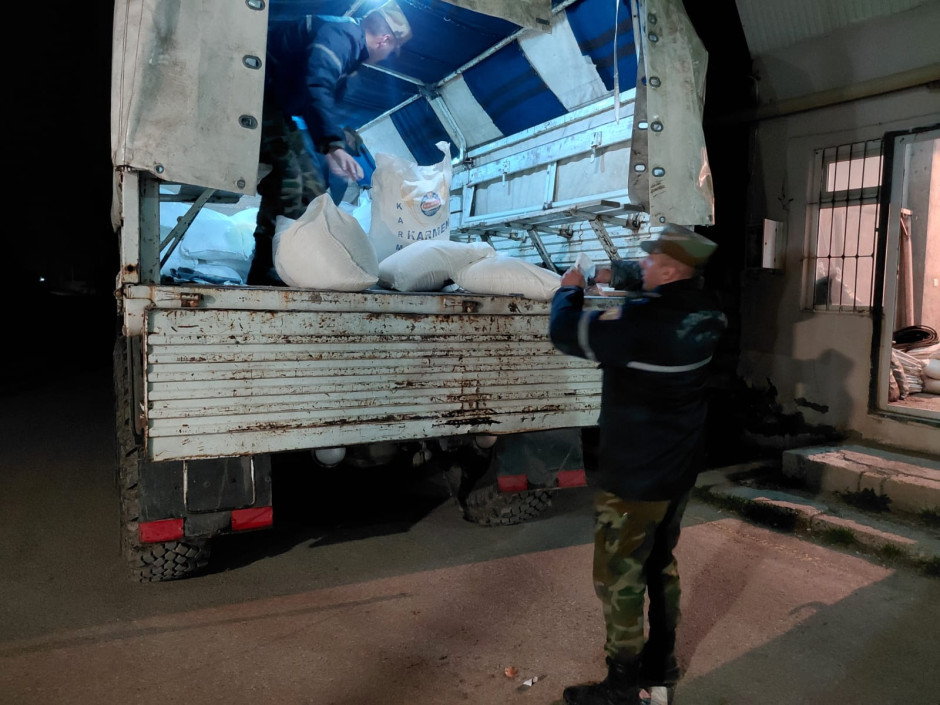 FHN Qonaqkənd kəndinə humanitar yük çatdırıb