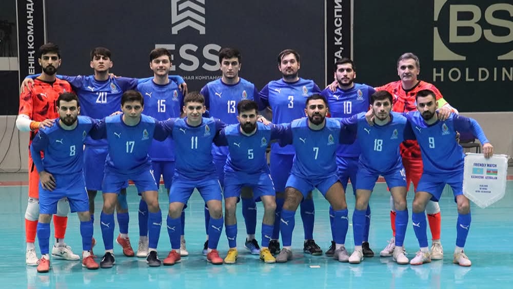 Azərbaycanın futzal millisi Qazaxıstana məğlub oldu 