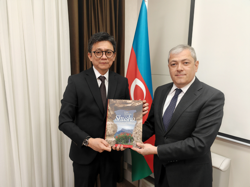 İndoneziya səfiri Şuşada aparılan bərpa-quruculuq işləri barədə məlumatlandırılıb