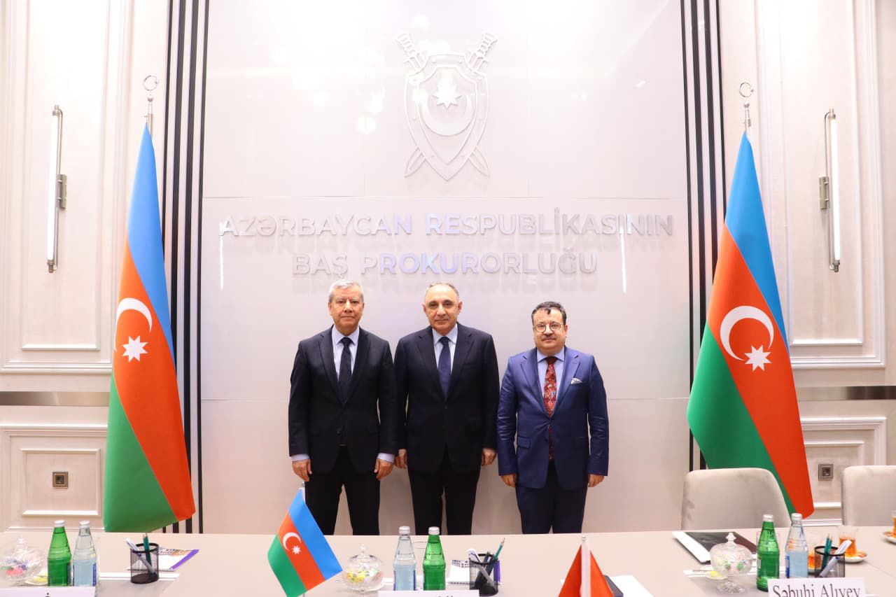 Baş prokuror Türkiyə Respublikası Ali Məhkəməsinin nümayəndə heyətini qəbul edib