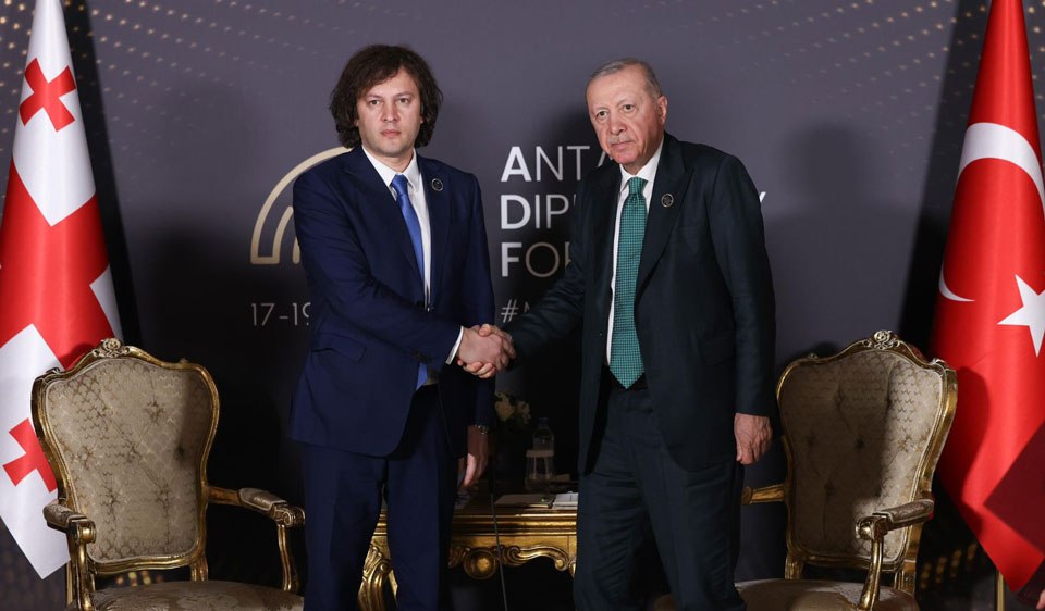 Ərdoğan və Kobaxidze arasında görüş olub