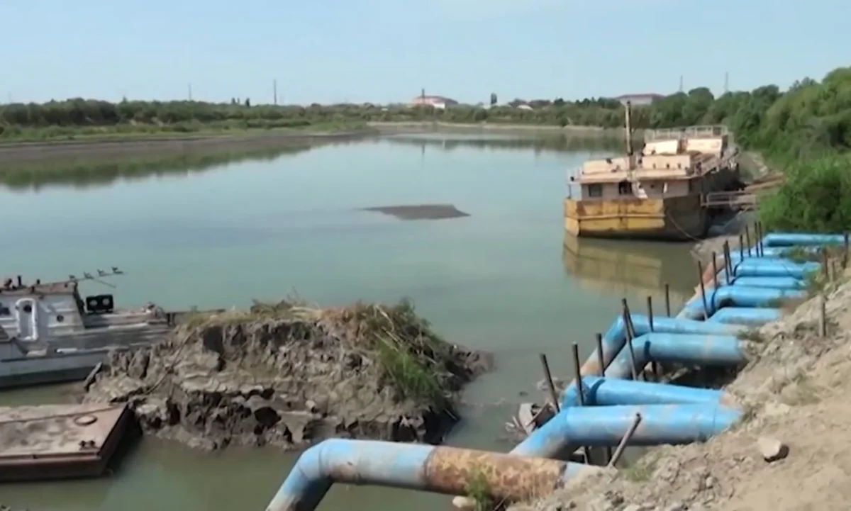 ADSEA: Kür çayında nasos stansiyalarının fəaliyyətinə fasilələr verilib