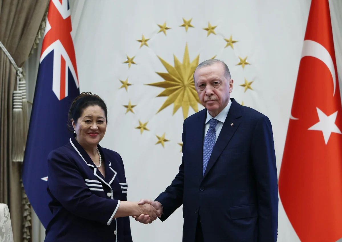 Ərdoğan Yeni Zelandiyanın general-qubernatorunu qəbul edib