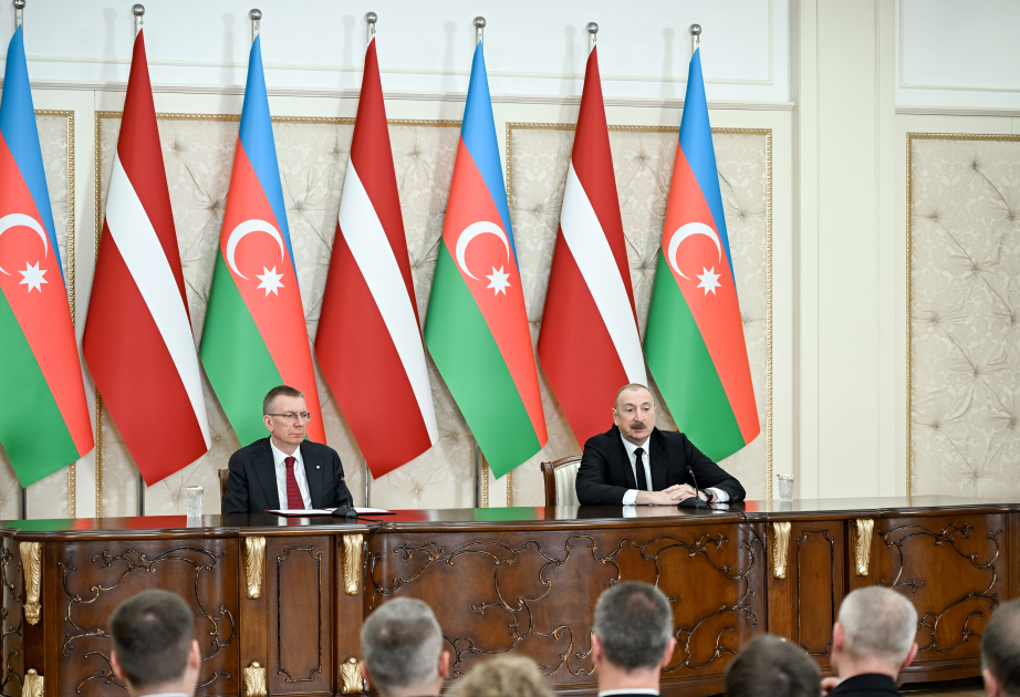  İlham Əliyev latviyalı həmkarını Azərbaycan-Ermənistan sülh prosesi barədə məlumatlandırıb
