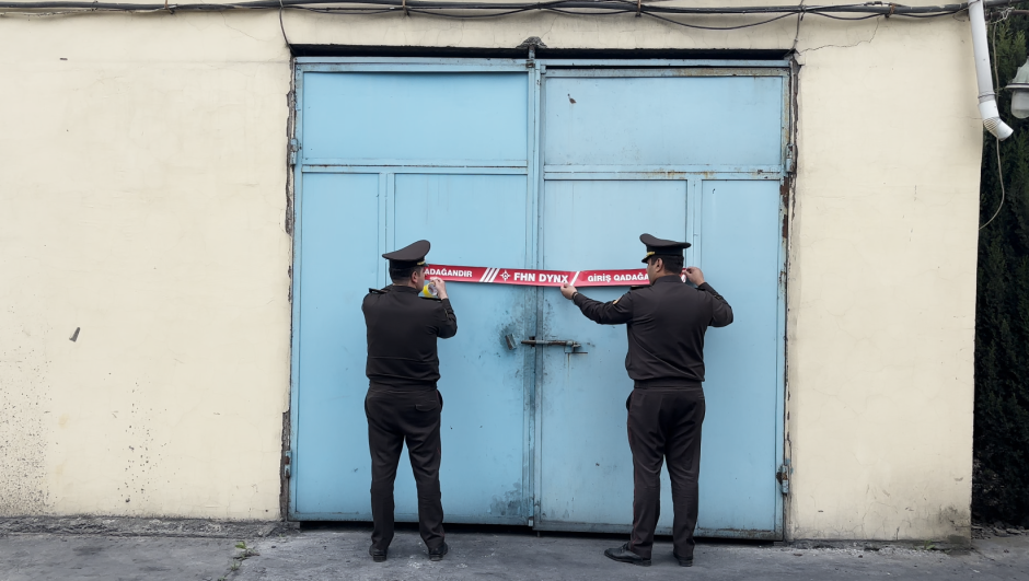 Mingəçevirdə yanğın təhlükəli müəssisənin fəaliyyəti dayandırılıb