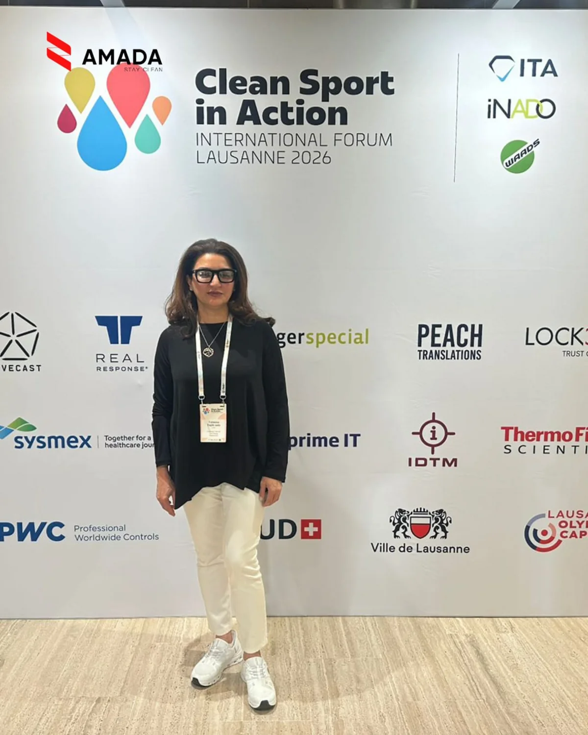 AMADA rəhbərliyi Lozannada beynəlxalq antidopinq forumunda iştirak edib