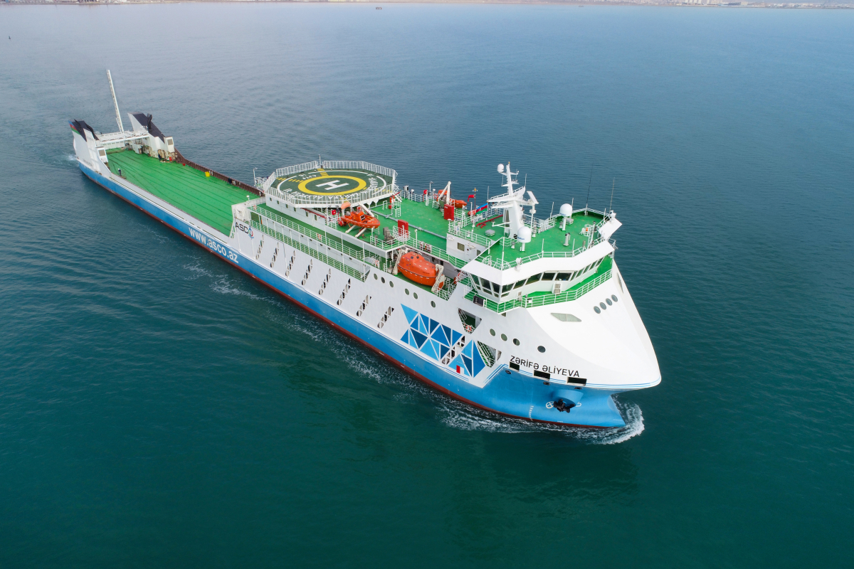 RoPax tipli “Zərifə Əliyeva” gəmi-bərəsinin istismara verilməsindən 4 il ötür