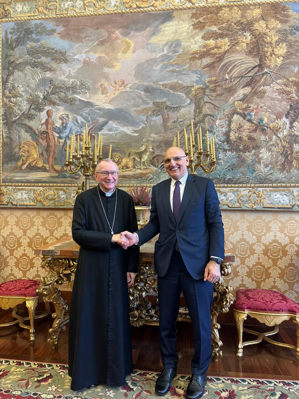 Elçin Əmirbəyov Vatikanda bir sıra görüşlər keçirib