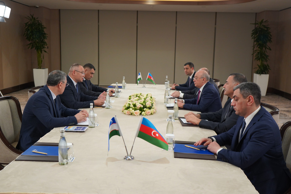 Nazir Kəmaləddin Heydərov Özbəkistanda səfərdə olub