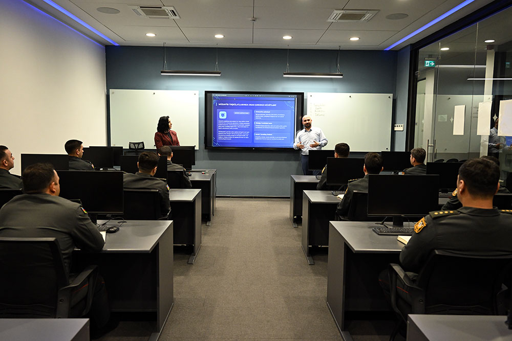 Azərbaycan Ordusunda kibertəhlükəsizlik üzrə mütəxəssislərin peşəkarlığı artırılır