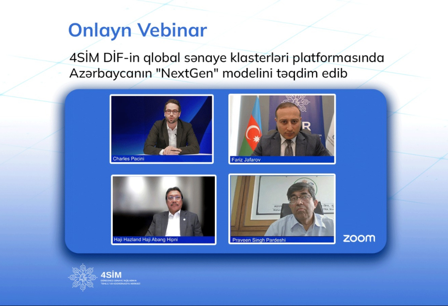 4SİM DİF-in qlobal sənaye klasterləri platformasında Azərbaycanın “NextGen” modelini təqdim edib