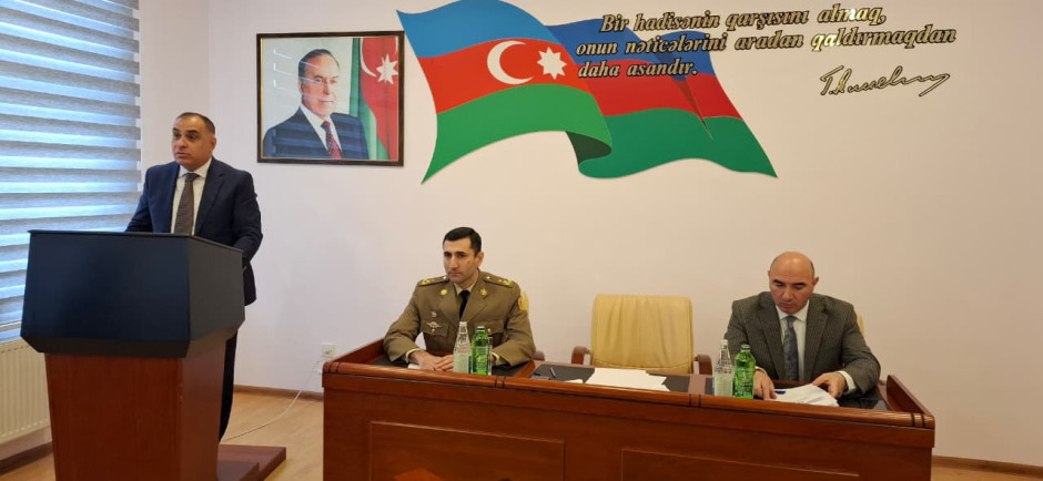 FHN Yevlaxda texniki təhlükəsizliyə dair seminar-müşavirə keçirilib