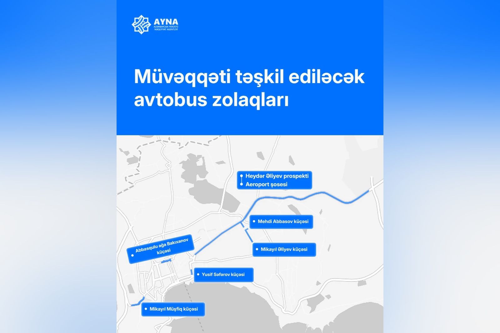 WUF13 çərçivəsində Bakıda müvəqqəti xüsusi hərəkət zolaqları təşkil ediləcək