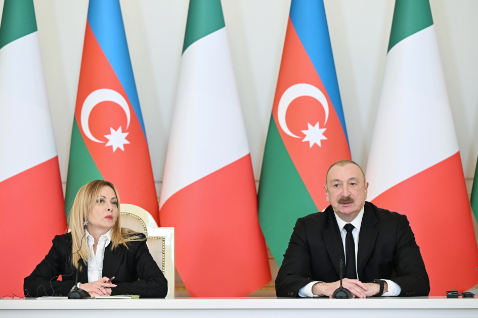 İlham Əliyev və Ciorcia Meloni mətbuata bəyanatlarla çıxış ediblər - YENİLƏNİB
