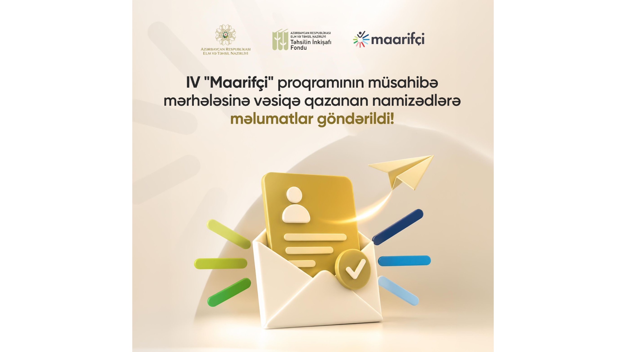 881 nəfər “Maarifçi” olmaq üçün müsahibədə iştirak edəcək