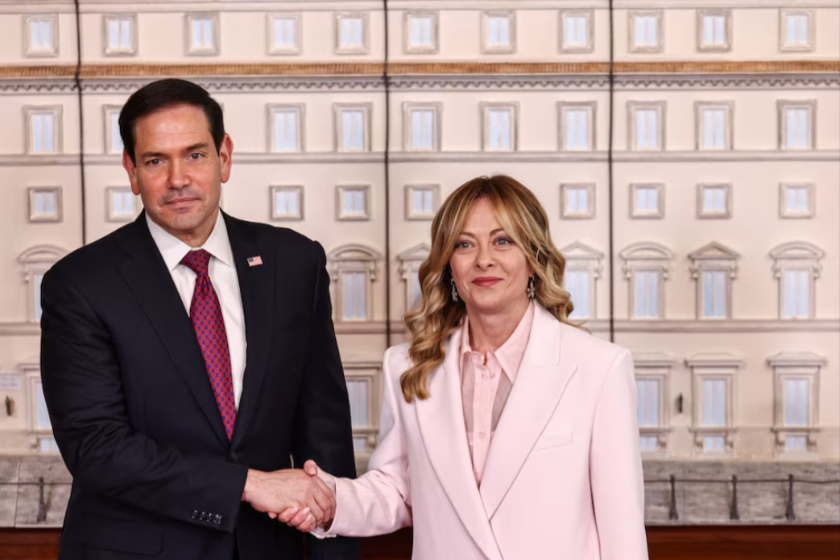 Marko Rubio Meloni ilə görüşüb