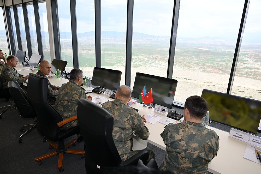 Azərbaycan və Türkiyə hərbi qulluqçularının iştirakı ilə birgə taktiki-xüsusi təlimi” keçirilib