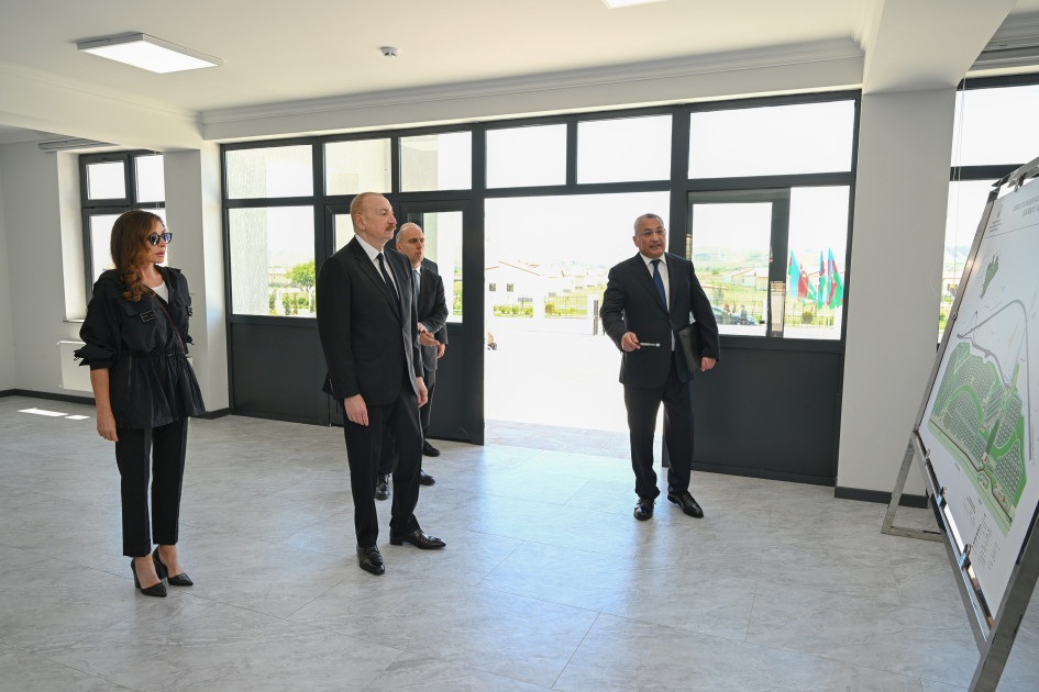 İlham Əliyev Cəbrayıl rayonunun Şükürbəyli kəndinin açılışında iştirak edib