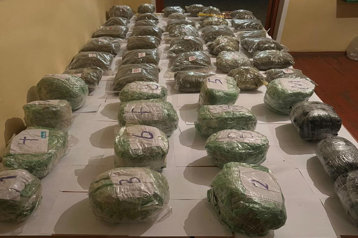 Son 2 gündə 25 kiloqrama yaxın narkotik vasitə aşkar olunaraq götürülüb