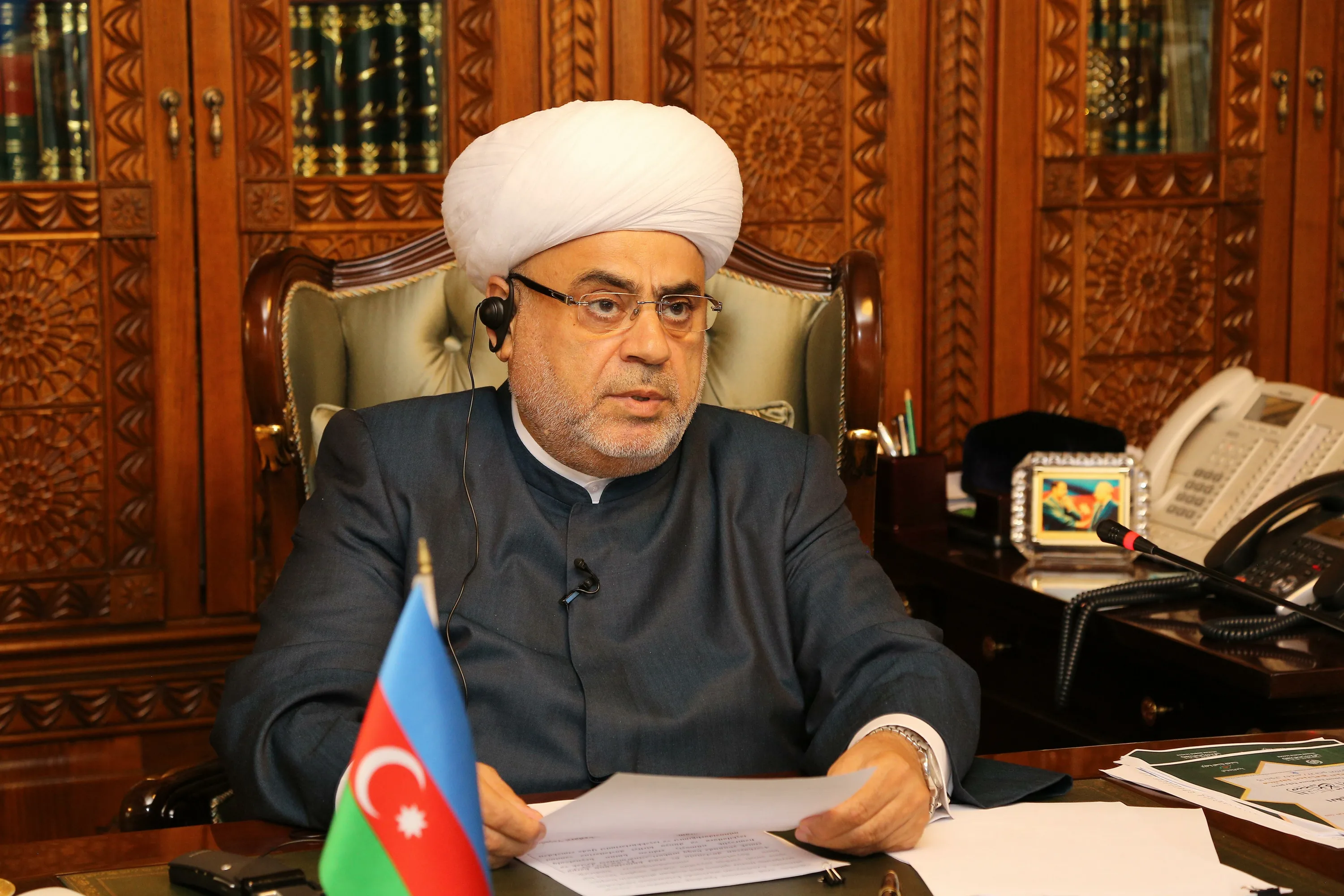 Allahşükür Paşazadə Gürcüstanın yeni patriarxını təbrik edib