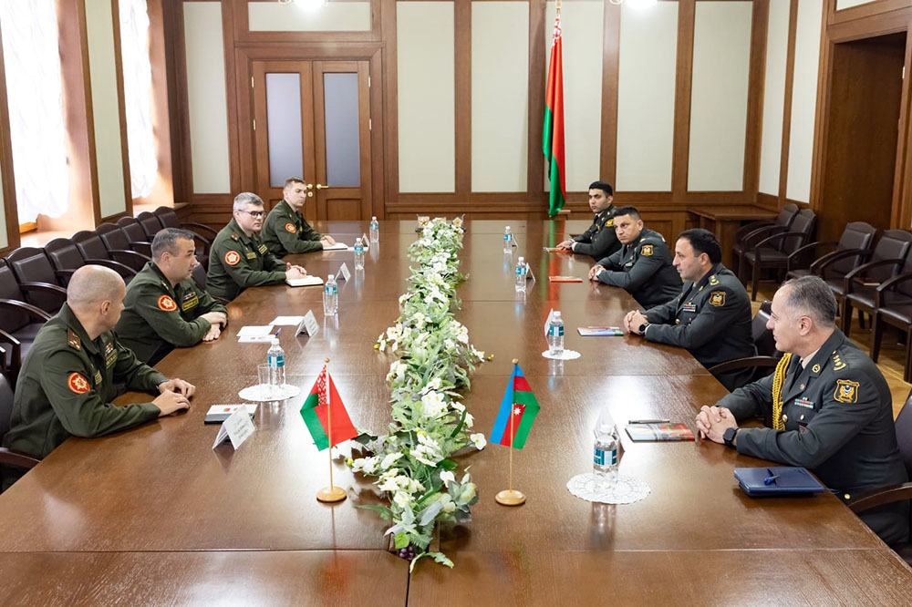 Azərbaycan və Belarus hərbi informasiya sahəsində nümayəndələrinin işçi görüşü keçirilib