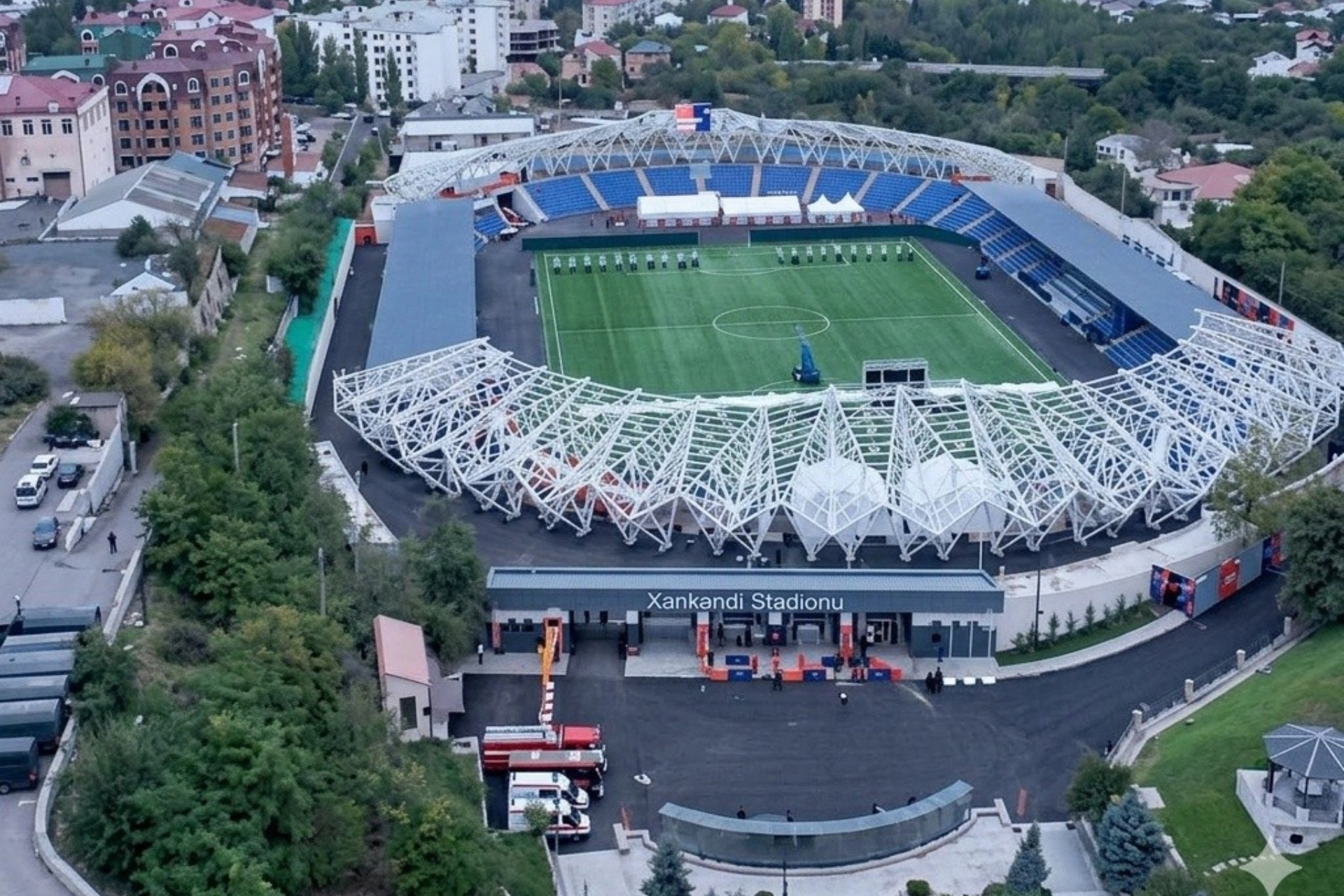 Xankəndi Şəhər Stadionunda bərpa işlərinin başa çatacağı tarix açıqlandı 