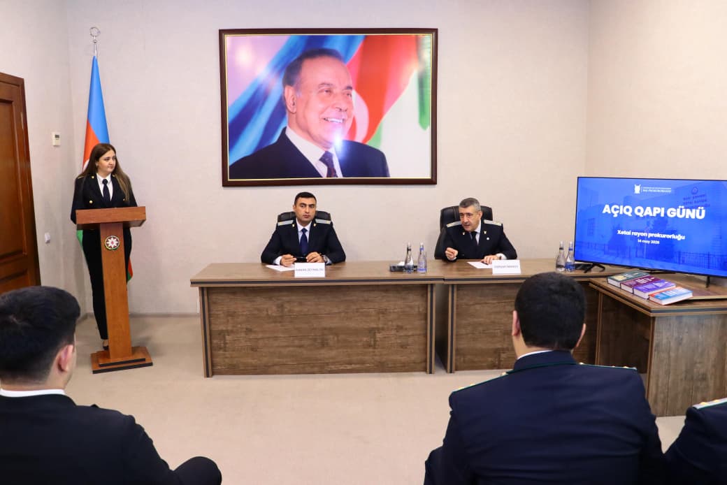 Xətai rayon prokurorluğunda “Açıq Qapı” günü təşkil olunub