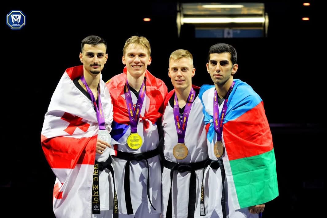 Azərbaycan taekvondoçusu Avropa çempionatında bürünc medal qazandı