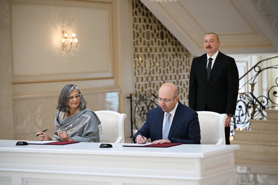Anaklaudia Rossbax Prezident İlham Əliyevlə görüşü ilə bağlı paylaşım edib