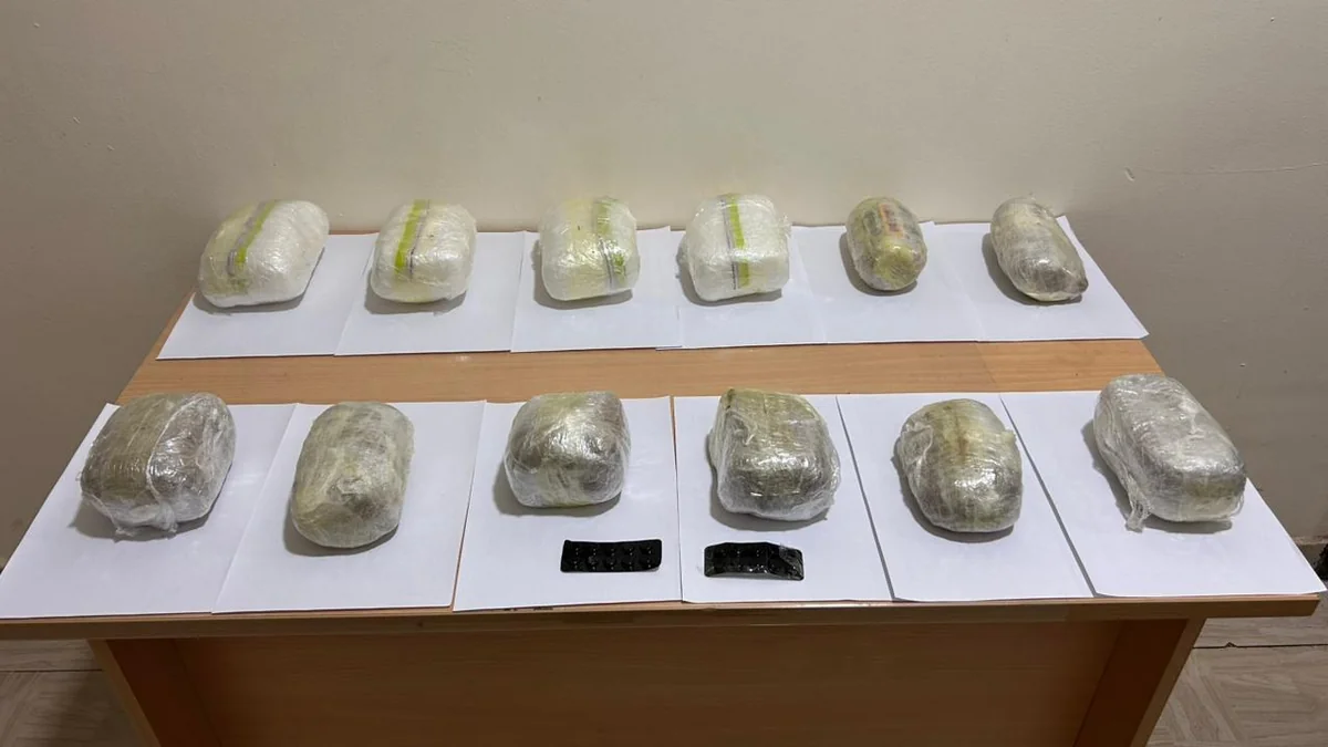 Külli miqdarda narkotik vasitənin İrandan Azərbaycana keçirilməsinin qarşısı alınıb