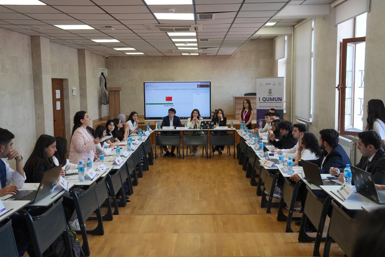 Qarabağda ilk dəfə keçirilən tələbə və gənclərin beynəlxalq BMT Modeli konfransı davam edir