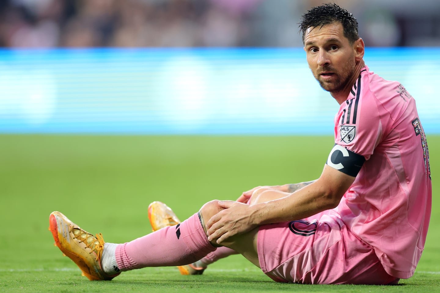 Lionel Messi MLS matçında zədələndi