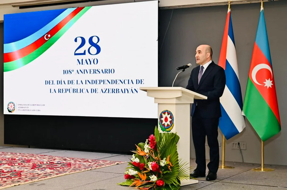 Kubada Azərbaycanın Müstəqillik Günü münasibəti ilə rəsmi qəbul keçirilib