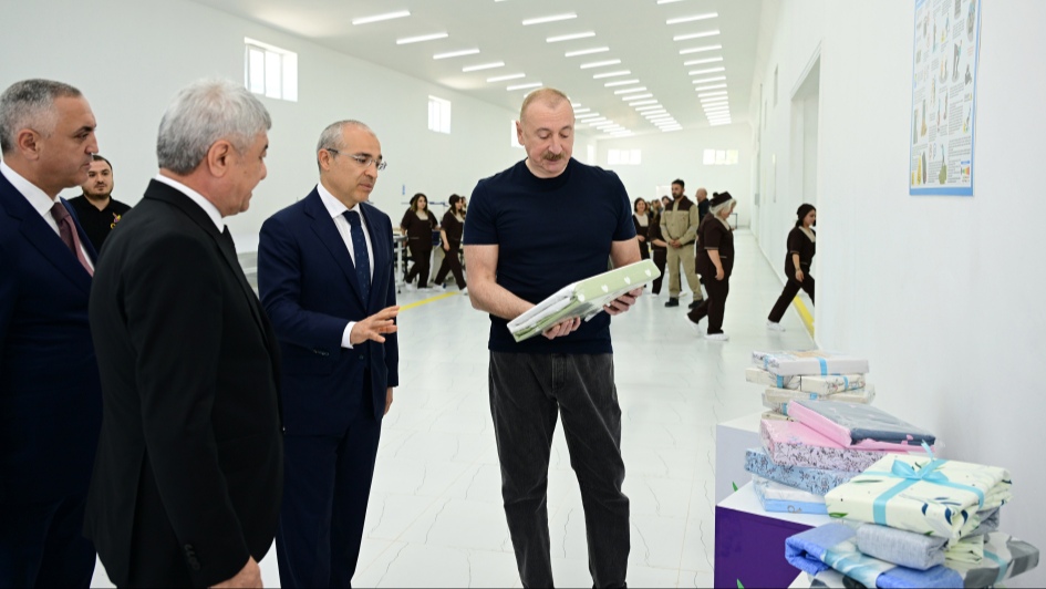 Xocalı şəhərində “Qarabağ Tekstil Evi” MMC istifadəyə verilib