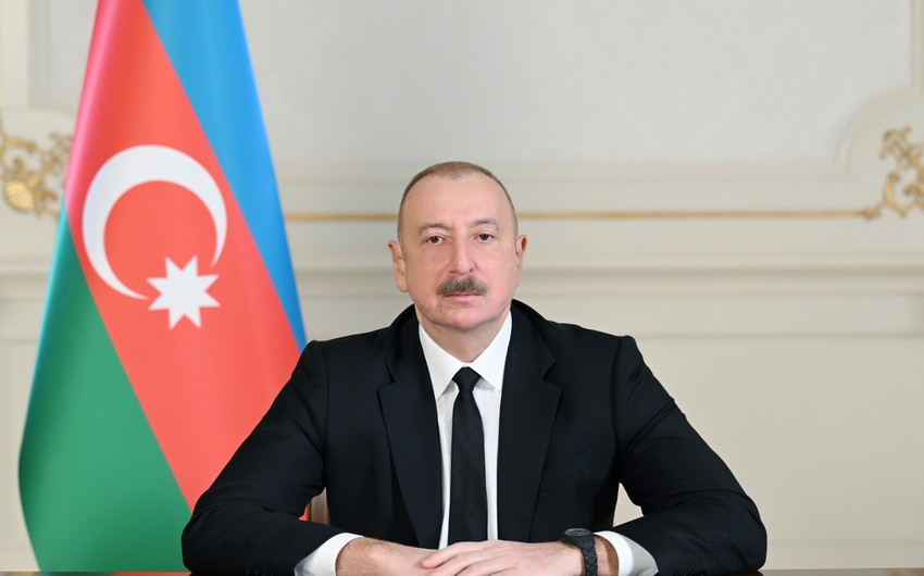 İlham Əliyev Donald Trampa təşəkkür edib