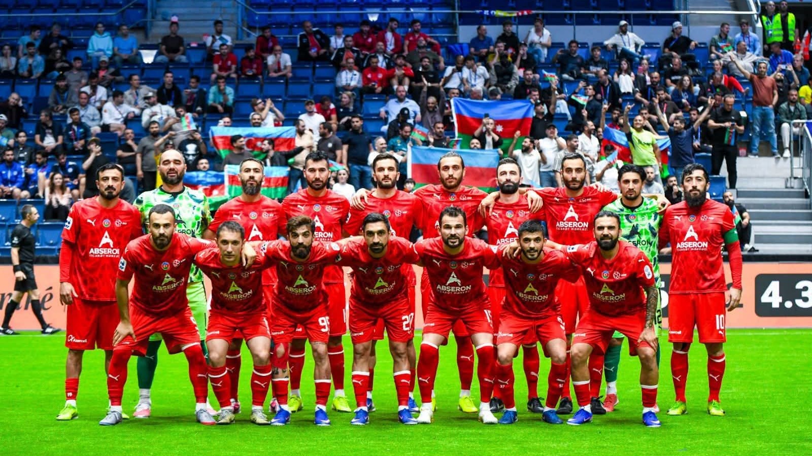 Minifutbol üzrə Azərbaycan millisi Avropa çempionatının finalına yüksəldi 