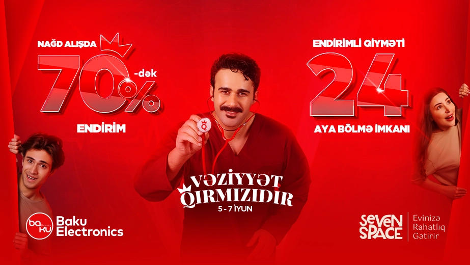 Baku Electronics-də yayın ilk böyük endirimi başlayır!