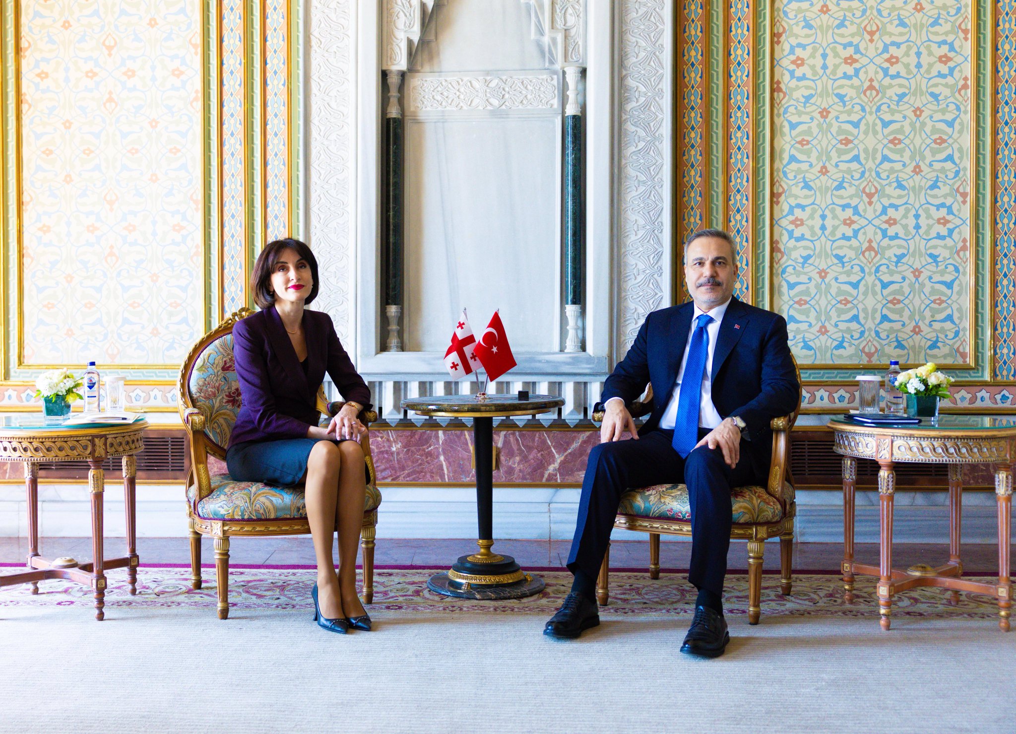 Türkiyə və Gürcüstan XİN rəhbələri arasında görüş olub