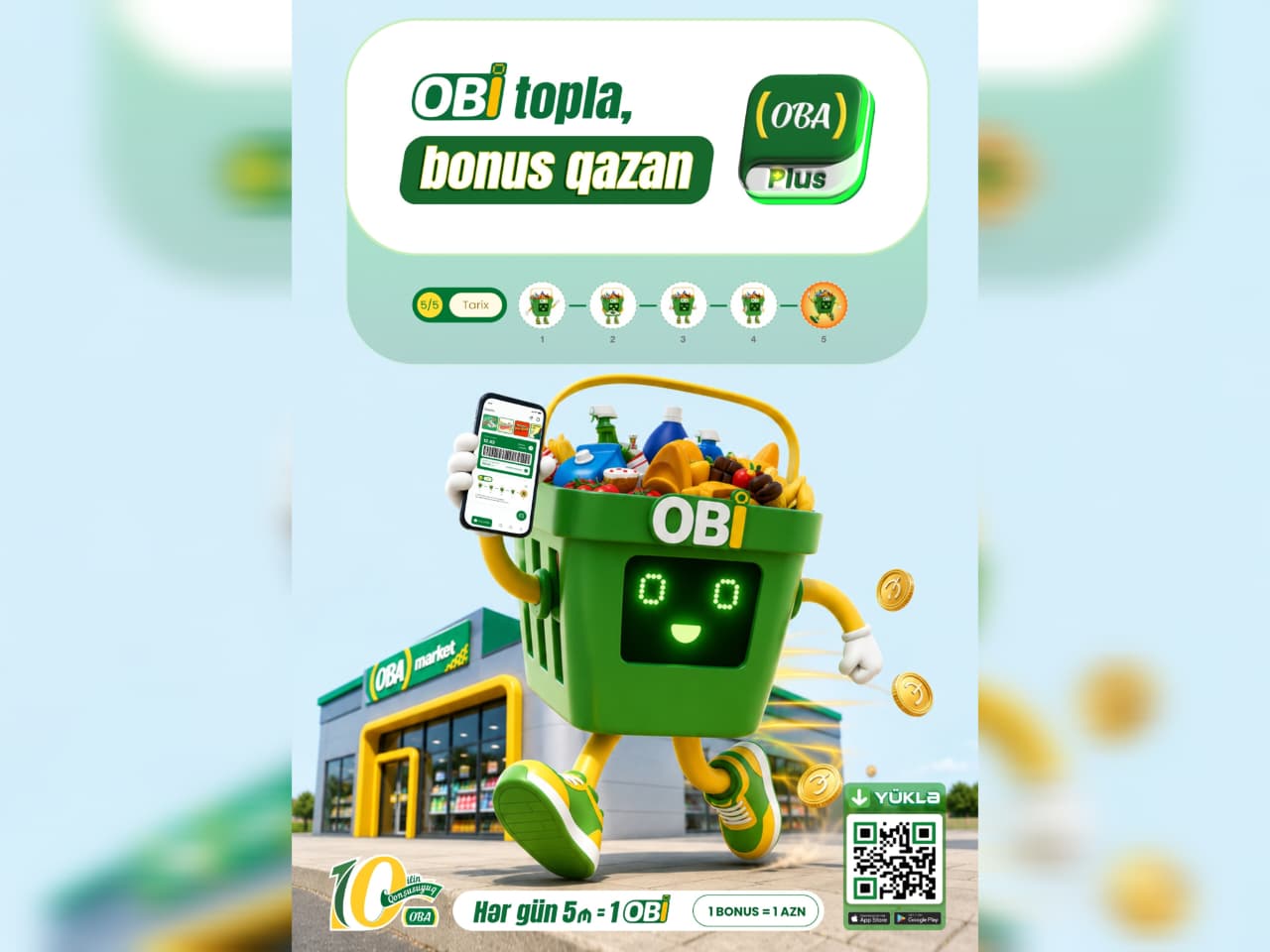 "OBA Plus"da OBİ qazandırmağa gəlir     