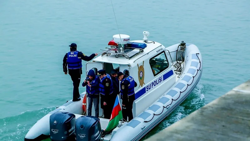 Su polisi Hövsanda qanunsuz balıq ovu ilə məşğul olan şəxsi saxlayıb
