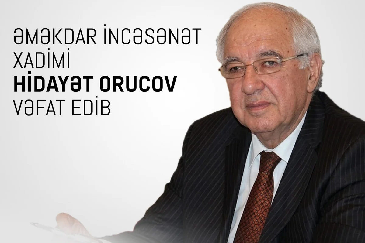 Mədəniyyət Nazirliyi Hidayət Orucovun ailəsinə başsağlığı verib